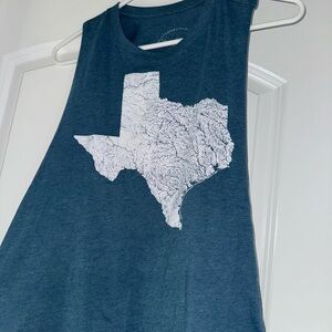 Charmed Fox Blue Graphic Tank Top